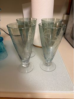 Palm tree glasses