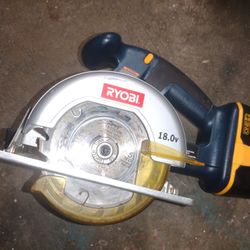 Ryobi 18v Circle Saw + Battery Included