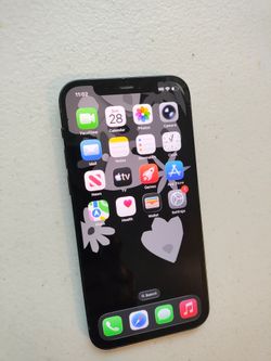 Apple iPhone 12 64 GB unlocked color black work very well perfect condiction
