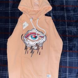 Fifth Loops  Brand New 🆕 Including All 🏷️ Peach Colorway  eye embroidery hoodie Size M