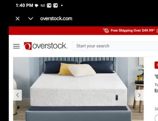 Queen sized Sert memory foam mattress