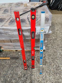 3 × 48" three construction levels