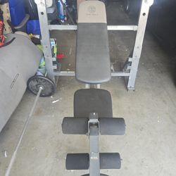 Golds Gym Xr 10.1 Bench And Weights 