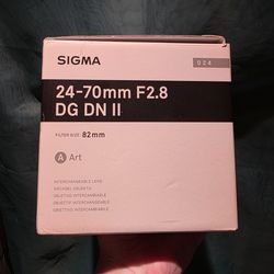 Brand new Sigma 24-70mm f/2.8 DG DN II Art Lens for Leica L mount full frame, $999