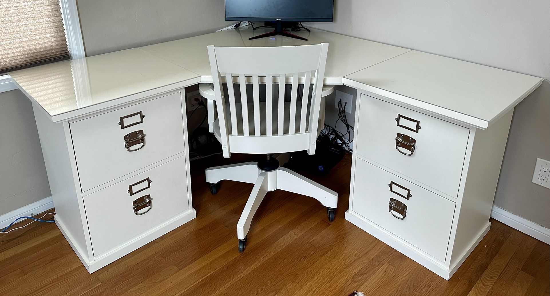 Corner Desk & Swivel Chair - Pottery Barn