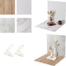 2-sided 2 Pcs Morandi Photo Backdrop Boards, Flat