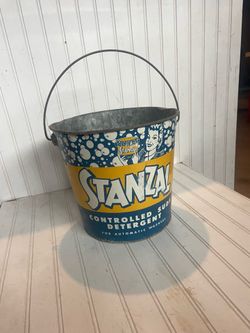Antique Laundry Detergent Bucket