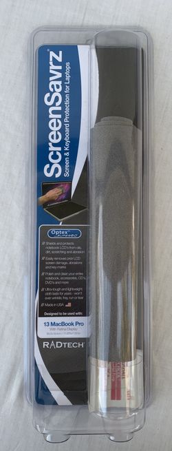 Radtech Screensavrz gray keyboard cover for 2013-2015 Apple retina MacBook Pro