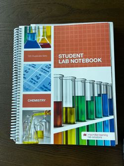 FIU Chemistry Student Lab Notebook