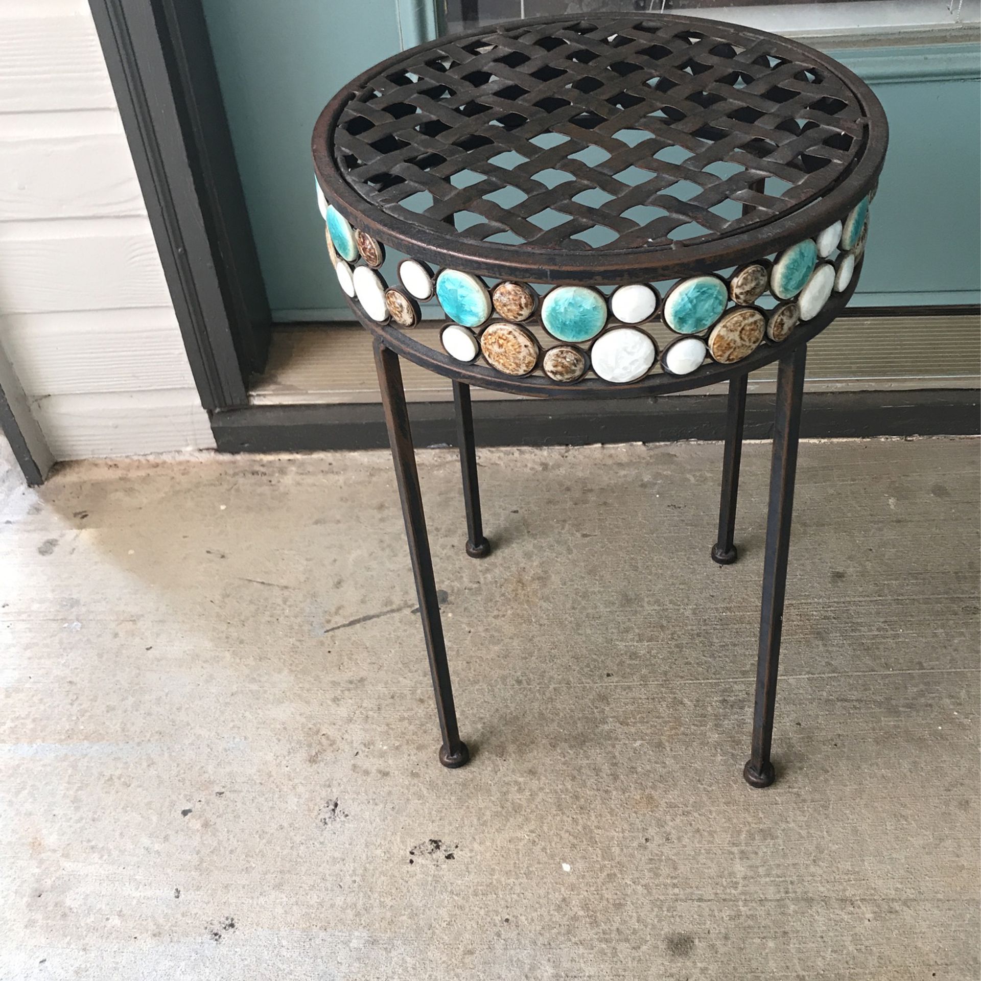 Metal Stool or Plant Stand