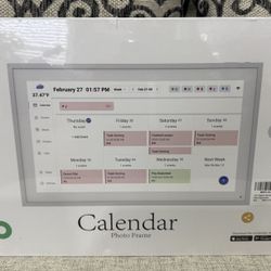 Digital Calendar Photo Frame - 15.6"