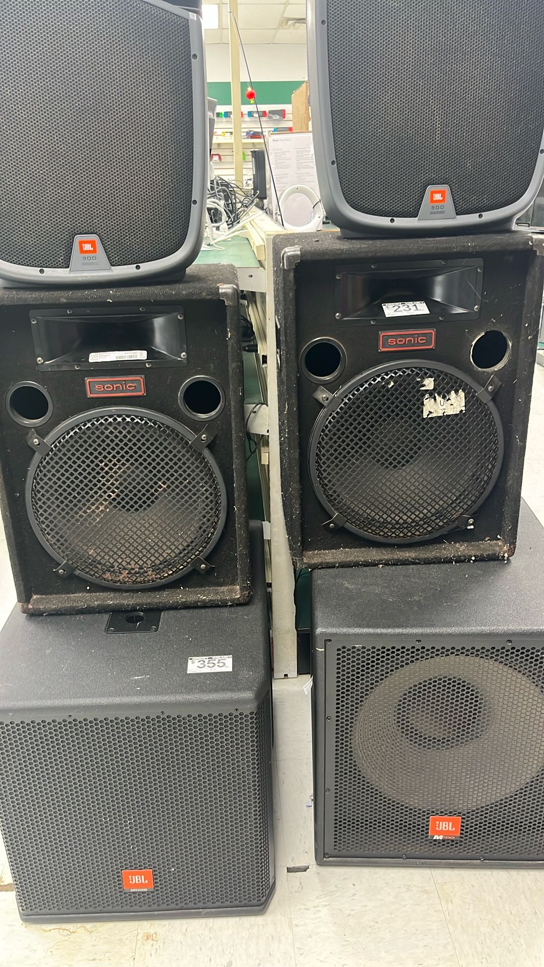 Sonic Band Speaker Set Of Two SM-15 Price Negotiable