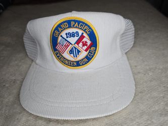 Pacific international trap shooting Association Snapback 1989 patch hat
