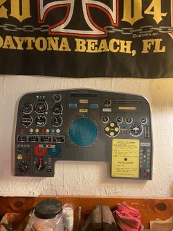 Super rare vintage arcade game dashboard