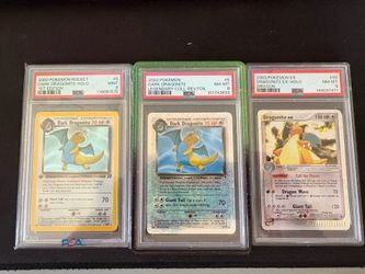Pokemon PSA Dragonite Slabs