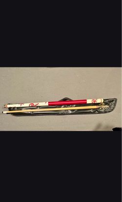 Vintage Rainier Beer Pool Cue and Case