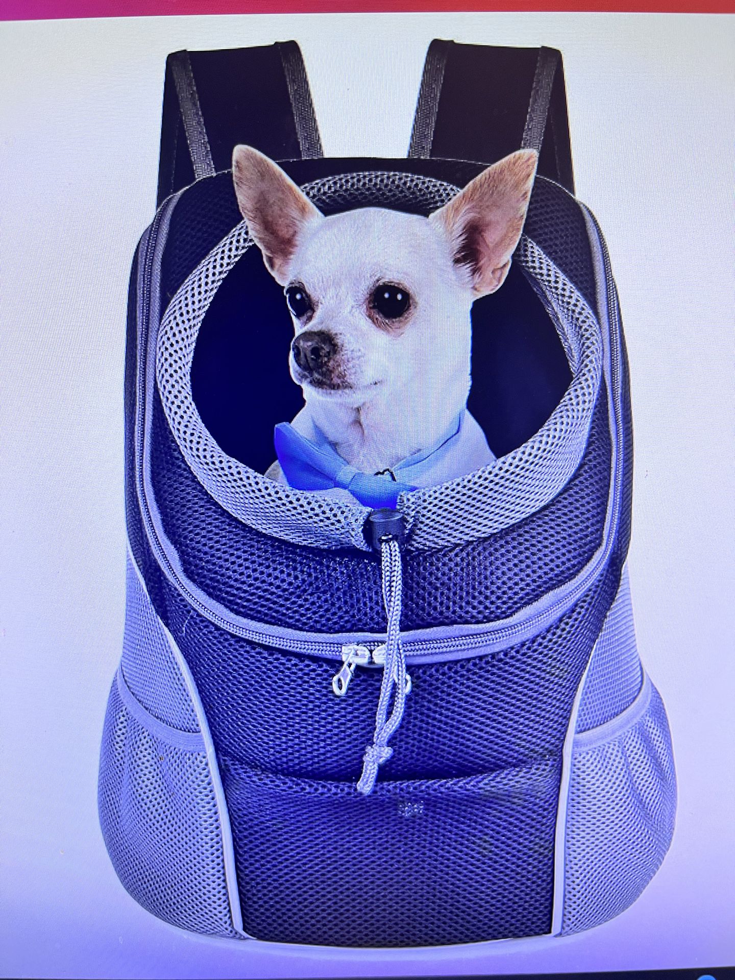 Dog Backpack/Front Facing Carrier – Large – Near Perfect