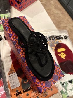 Tory Burch Miller Sandal Black Glitter
