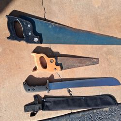 2 Saws & Machete