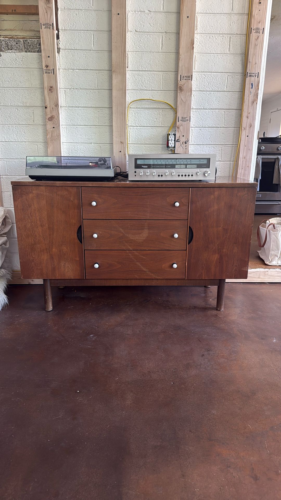 Mid Century Modern Stereo Cabinet