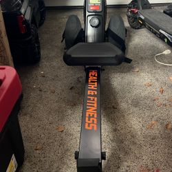 Health & Fitness Magnetic Rower w/ LCD Monitor