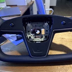 Tesla Plaid Steering Wheel