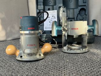 Bosch 1617EVSPK 1/2” Corded Plunge + Fixed Base Router Kit with Hard Case and Guide