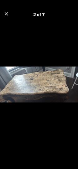 Marble coffee table