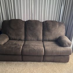 Chocolate Brown Microfiber Sofa Bed