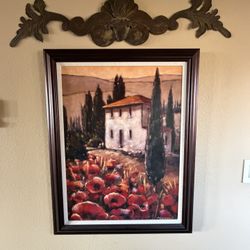 Picture With Metal Decor 