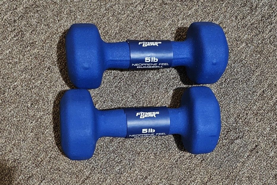 5lb Neoprene Hand Weights