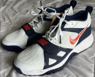 Brand New Nike Diamond Elite Baseball Turf Shoes SMU P x NCAA 'Virginia' Baseball Men Size 11.5