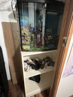 Fish Tank with Cabinet Stand – Stylish & Functional Aquarium Setup