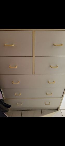 White dresser