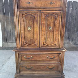 Vintage Bernhardt Flair Division Armoire