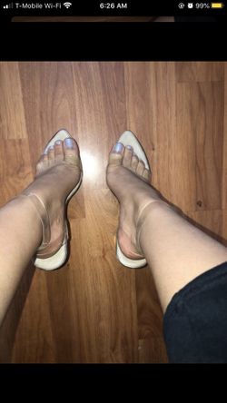 Clear heels elegant and comfortable