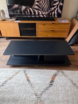 Pottery Barn Black coffee table