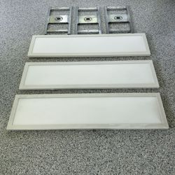 3 Flat Panel LED ceiling Lights
