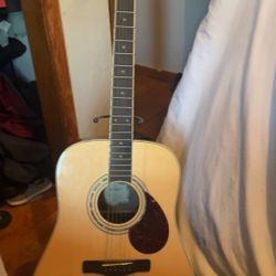 Barley Used Samick Greg Bennett D-5 S/R Acoustic Guitar.