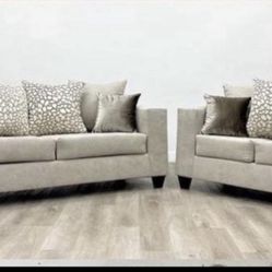 Velvet Sofa & Loveseat Brand New ,Free delivery same day 