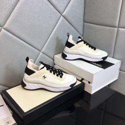 Chanel Ladies Sneakers White