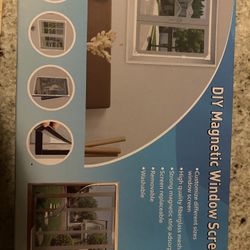 DIY Adjustable Magnetic Window Screen