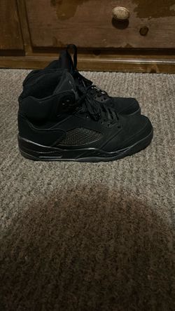 Jordan 5s Triple Black