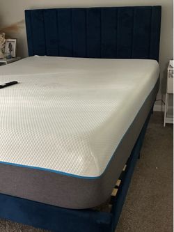 Full size bedframe plus mattress
