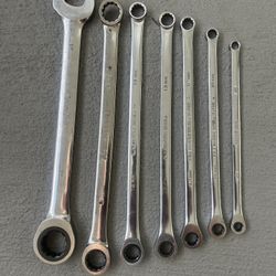 Asst Long Ratcheting Wrenches 