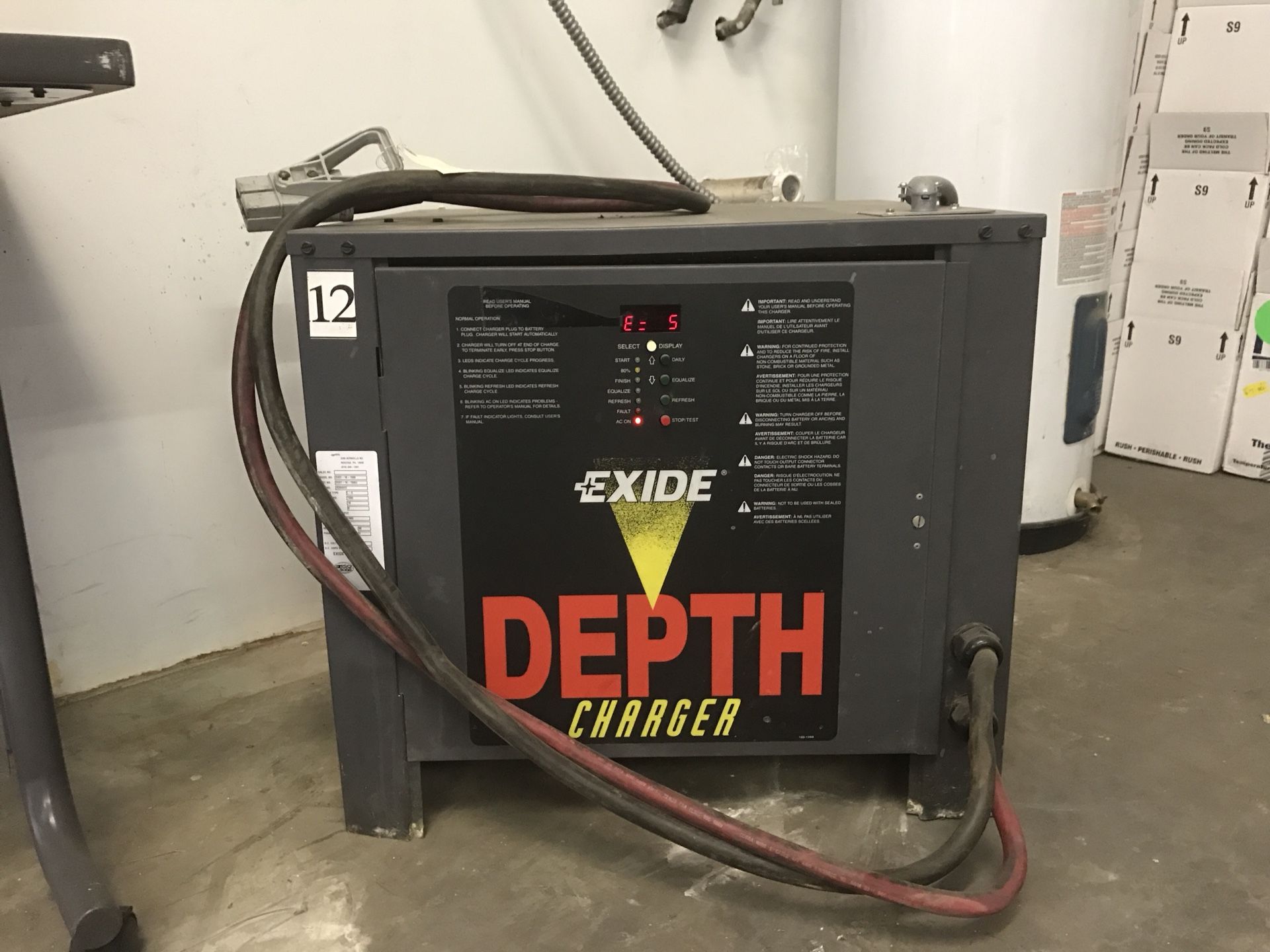 36 Volt Exide Depth Commercial Forklift Battery Charger for Sale in  Orlando, FL - OfferUp