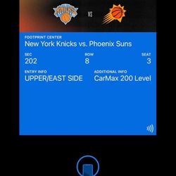 Suns VS Knicks