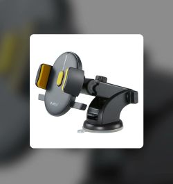 Telescopic Phone Holder for Car - Suction Cup Mount Dashboard Windshield