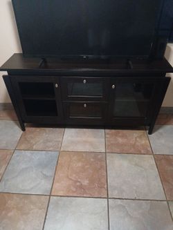 Wooden TV stand