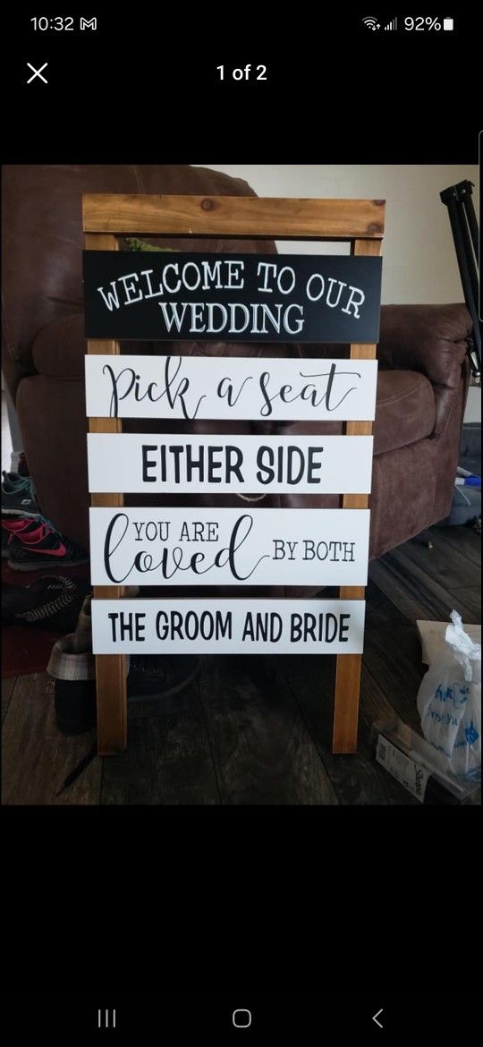 Wedding Sign